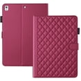 thumbnail image 2 of Dteck Case for iPad 9th 8th 7th Generation 10.2 inch,iPad Air 3rd Gen/iPad Pro 10.5" Magnetic PU Leather Smart Auto Wake/Sleep Folio Stand Case Card Slot Pencil Holder Cover,Red, 2 of 6
