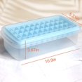 thumbnail image 2 of Ice Cube Tray With Lid and Bin|44 Silicone Ice Tray| Flexible Safe Ice Cube Molds Comes with Ice Container, Scoop and Cover, 2 of 5