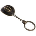 thumbnail image 4 of GETAJGHSD Retro Light Brown Hat Keychain, Unique Gift for Bikers and Dads, 4 of 8
