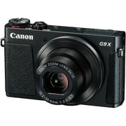 Angle View: Canon G9 PowerShot Digital Camera - Black