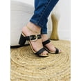 thumbnail image 4 of VIZZANO Women's Heeled Sandals with Buckle Strap,(4 COLORS) BLACK , GOLD ,OLIVE ,BEIGE ,BLACK, 4 of 8