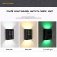 thumbnail image 3 of Outdoor Solar 2 LED Deck Lights Path Garden Patio Pathway Stairs Step Fence Lamp, 3 of 13
