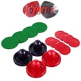 thumbnail image 5 of OUNONA 16-Pack Replacement Air Hockey Pucks and Paddles Set for Tabletop Game Accessories, and, 5 of 6