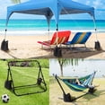thumbnail image 3 of Sac de Sable Pliable de 4 Pcs pour Extérieur, Auvent Haut, Tente Instantanée, Gazebo M7J5, 3 of 8