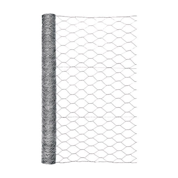 Garden Craft 36 in. H X 50 ft. L Galvanized Steel Poultry Netting 2 in.