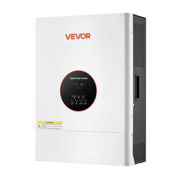 VEVOR 6000W 48V Hybrid Solar Inverter, 120V/240V Split Phase, Built-in 120A MPPT Solar Controller, Low Frequency Pure Sine Wave Power Inverter Charger, for Lead Acid Lithium Battery off-Grid Systems