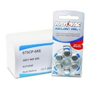 RAYOVAC COCHLEAR IMPLANT BATTERIES, 60 BATTERIES, MERCURY FREE