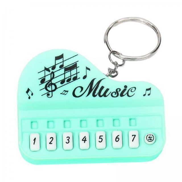 4x Llavero Teclado Electrónico Minúsculo Llavero Regalo de Trabajo Real Jugable Mini Llavero para Niños Pianista Chlidren Adultos 4 piezas