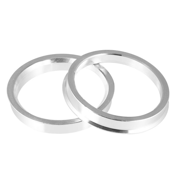 OD 66.6mm to ID 57.1mm Aluminium Alloy Car Hub Centric Rings Wheel Bore Center Spacer 2pcs