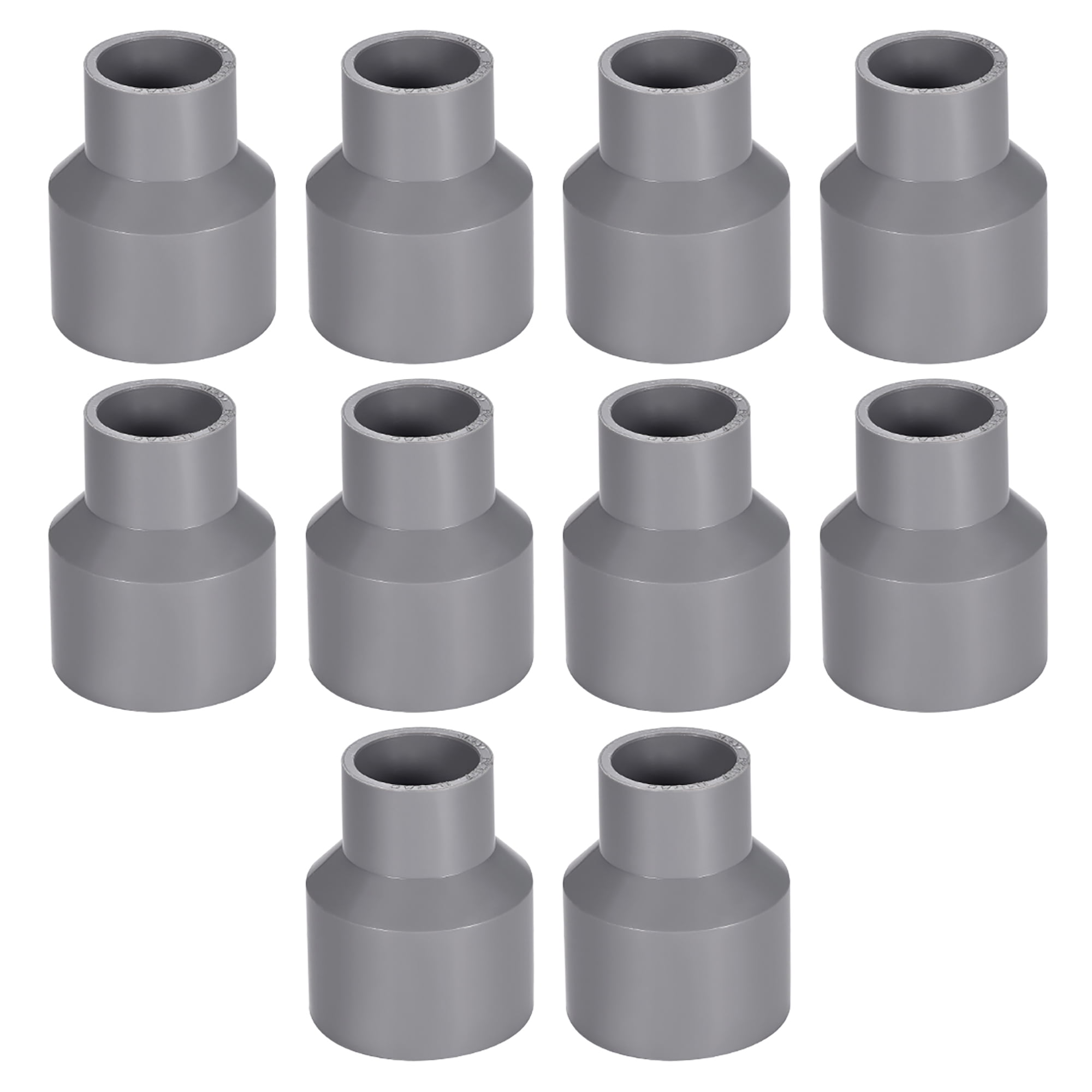 PVC DWV Reducing Coupling Schedule 40 Gray 3 4 inch X 1 1 4 inch Socket 
