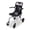 #2 Black, variant on Wheelchairs for Adults Transport Chair Lightweight Foldable, Carbon Steel Frame Supports 220lbs, Portable Travel Wheel Chair for Seniors with Large All-Terrain Wheels and Safety Belt