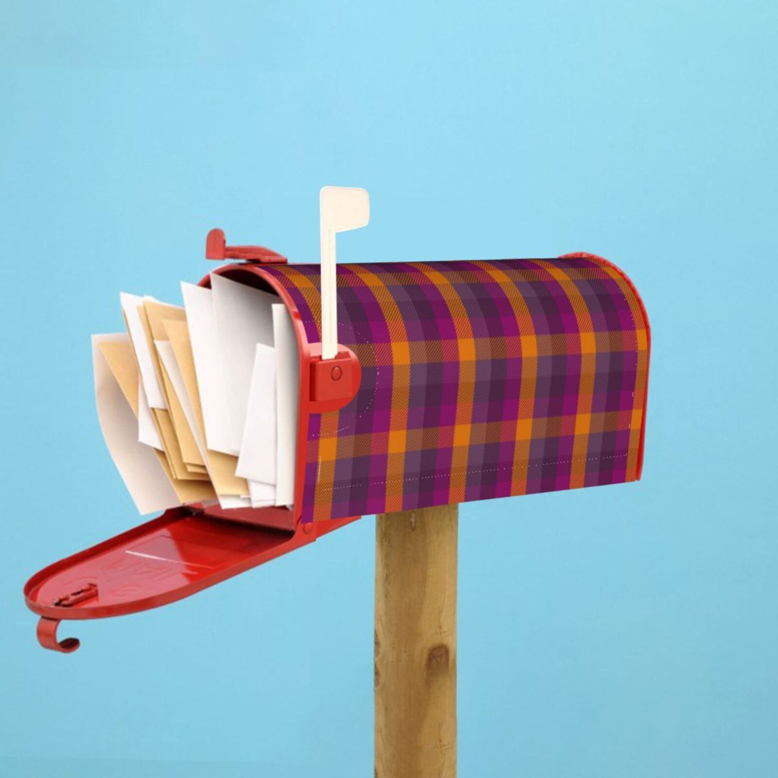 Kdxio Magnetic Mailbox Cover 21x18 in Mailbox Cover Outdoor Decoration Holiday Mailbox Covers for Home Garden Yard-21x18 in