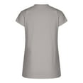 thumbnail image 5 of Aloohaidyvio Tops for Women ,Womens Fashion V Neck Leisure Short Sleeve Solid Breathable Tops, 5 of 5