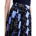 thumbnail image 4 of Free Assembly Women's and Women's Plus Sunburst Pleat Argyle Maxi Skirt, Sizes XS-4X, 4 of 6