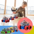 thumbnail image 2 of Double-Sided Pull Back cars, Pull Back Cars, Friction Cars for Kids, Vibration inertial car, Toy Pull Back car, Big tire Four-Wheel Drive Toy car for Boys and Girls, 2 of 4