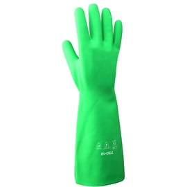 

Radnor Size 9 Green 15 mil Nitrile Chemical Resistant Gloves - 12 Pairs/Dozen (10 Dozen)