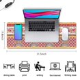 thumbnail image 5 of Long Mouse Pads for Desk,Pioneer Flower Floral Print Pattern Desk Mats on Top Of Desks, Desk Mouse Pad Extra Large with 3mm Non-Slip Base and Stitched Edge for Gaming,Office,Work,Home 31.5"x11.8", 5 of 6