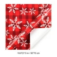 thumbnail image 6 of RXMEKW Personalized Christmas Ornaments Christmas Wrapping Paper, Valentine'S Day Birthday Gift Wrap, Grid Gift Box Wrapping Paper, 6 of 8