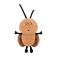 thumbnail image 2 of Peluche de cucaracha, animal de peluche, dibujo animado, decoración de habitación para niños y adolescentes. ojos blancos, 2 of 9