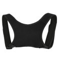 thumbnail image 1 of Corrector de postura de terapia ajustable con esponja negra, soporte para espalda, cinturón ortopédico para hombros para niños y adultos, 1 of 8
