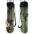 thumbnail image 3 of Sac à Cannes à Pêche Oxford Drap Reel Pole Tackle Carrier Case (Vert), 3 of 9