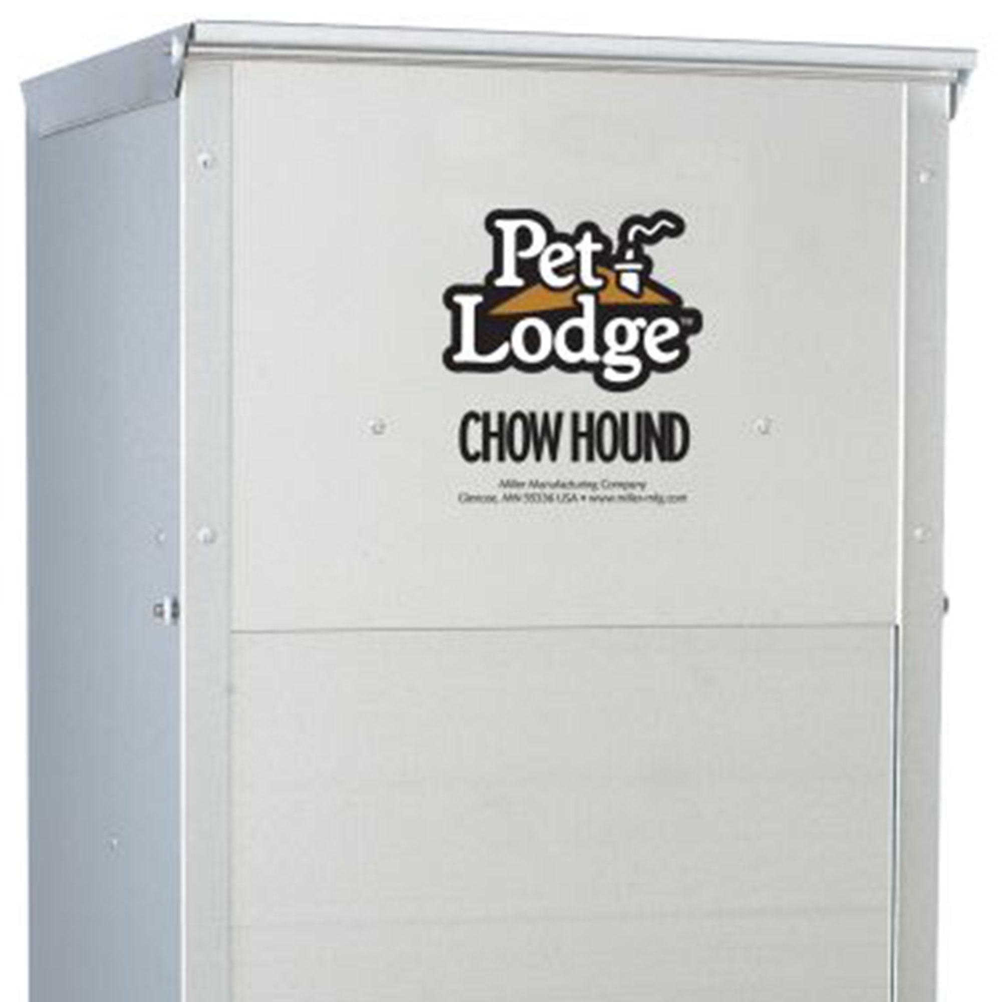 Little Giant Automatic Pet Feeding Dry Food Steel Dog Feeder Chow Hound 25 LB 2 Pack Walmart