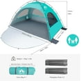 thumbnail image 6 of Beach Tent Portable Camping Sun Shade Shelter for 2-4 Persons with  Protection 3 Breathable Mesh Windows Extended Tent Floor Easy Set Up Outdoor, 6 of 6