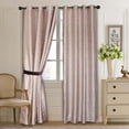 thumbnail image 3 of Dolce Mela DMC713 Window Treatments Drapes, Long, Pink, 3 of 3