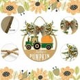 thumbnail image 6 of Eveokoki Hello Pumpkin Hanging Sign Front Door Decor Fall Decorative Wooden Signs Rustic Porch Decoration for Home Office Garden Farmhouse 12 Inch, 6 of 6