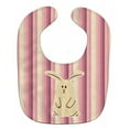 thumbnail image 1 of Carolines Treasures BB7084BIB Rabbit on Stripes Baby Bib, 1 of 3