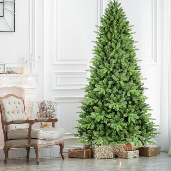 Christmas tree 6 FEET Artificial Christmas Realistic Dunhill Fir Tree 1168 Branch Tips Dunhill Fir with Foldable Metal Base