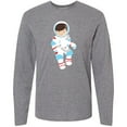 thumbnail image 3 of Inktastic Cute Boy, Astronaut, Cosmonaut, Space Flight Long Sleeve T-Shirt, 3 of 5