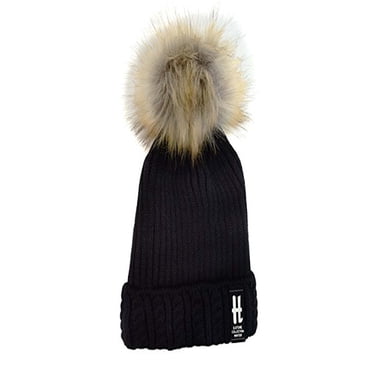 Heroes Inc The Mandalorian 'The Child' Beanie Hat - Cream Knit With Grey Pom-Pom