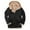 Black, variant on Fesfesfes Men Fleece Jacket Casual Keep Warm Thicken Long Sleeve Turndown Jacket Zipper Patchwork Coats Sale Items