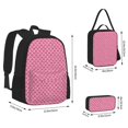 thumbnail image 4 of Naloa Fish Scales Print Large Capacity Backpack Lunch Bag Pencil Case Combination 3 Piece Set for Student, 4 of 8
