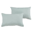 thumbnail image 5 of Sunbrella  Canvas Spa Blue Indoor/Outdoor Knife Edge Pillow (Set of 2) 13 in L x 20 in W, 5 of 5