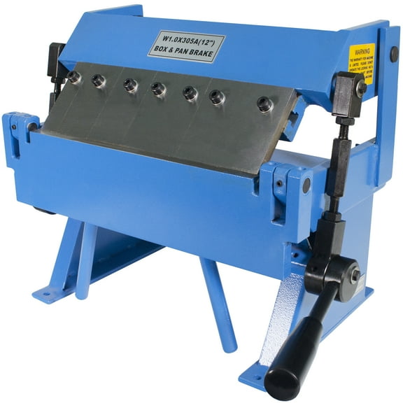 Erie Tools 12" Pan & Box Brake w Adjustable Removable Fingers 20Ga Steel