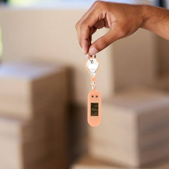 OFFIGAM 4Pcs Keychain Pocket Watch with Digital Clock for Travel and Examination