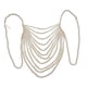 thumbnail image 4 of Top corto con cuentas Yinane camiseta Sin mangas con Espalda descubierta para mujer, 4 of 8