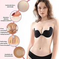 thumbnail image 3 of Adhesive Bra 2 Pairs Self Adhesive Bra Strapless Reusable Invisible Breathable Bra For Backless Dress, 3 of 5