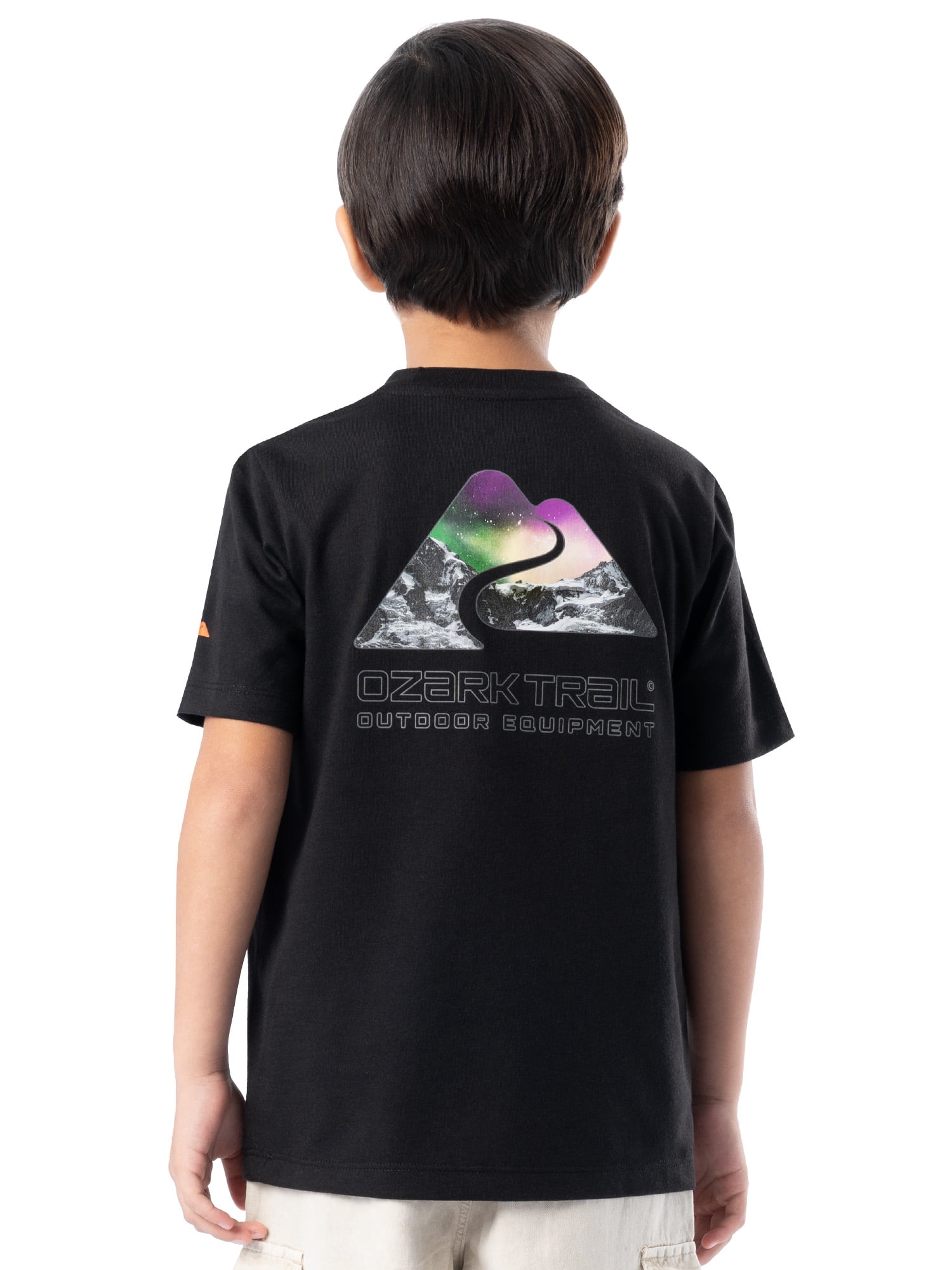 Ozark Trail Boys Graphic Tee with Short Sleeves, Sizes XS-XXL