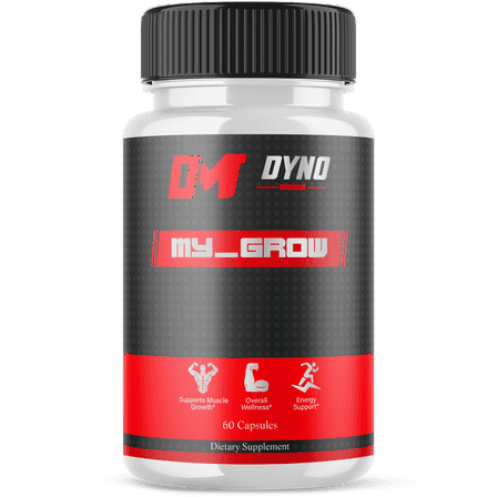 Dyno My Grow Advanced Formula Pills All Natural Vitamin Supplement 60 Capsules