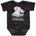 thumbnail image 3 of Inktastic My Opa Loves Me to the Moon and Back Elephant Family Boys or Girls Baby Bodysuit, 3 of 5