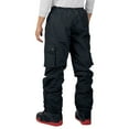 thumbnail image 6 of Alpine Swiss Mens Snowboard Pants 10K Waterproof Insulated Cargo Ski Pants Breathable Winter Snow Sport Outdoor Pant BLK LRG, 6 of 7