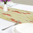 thumbnail image 6 of GZHJMY Flower Pattern Table Runner Machine Washable Polyester Table Runner Rectangle Reversible Dresser Scarves Table Decor 13 x 90 Inch, 6 of 7