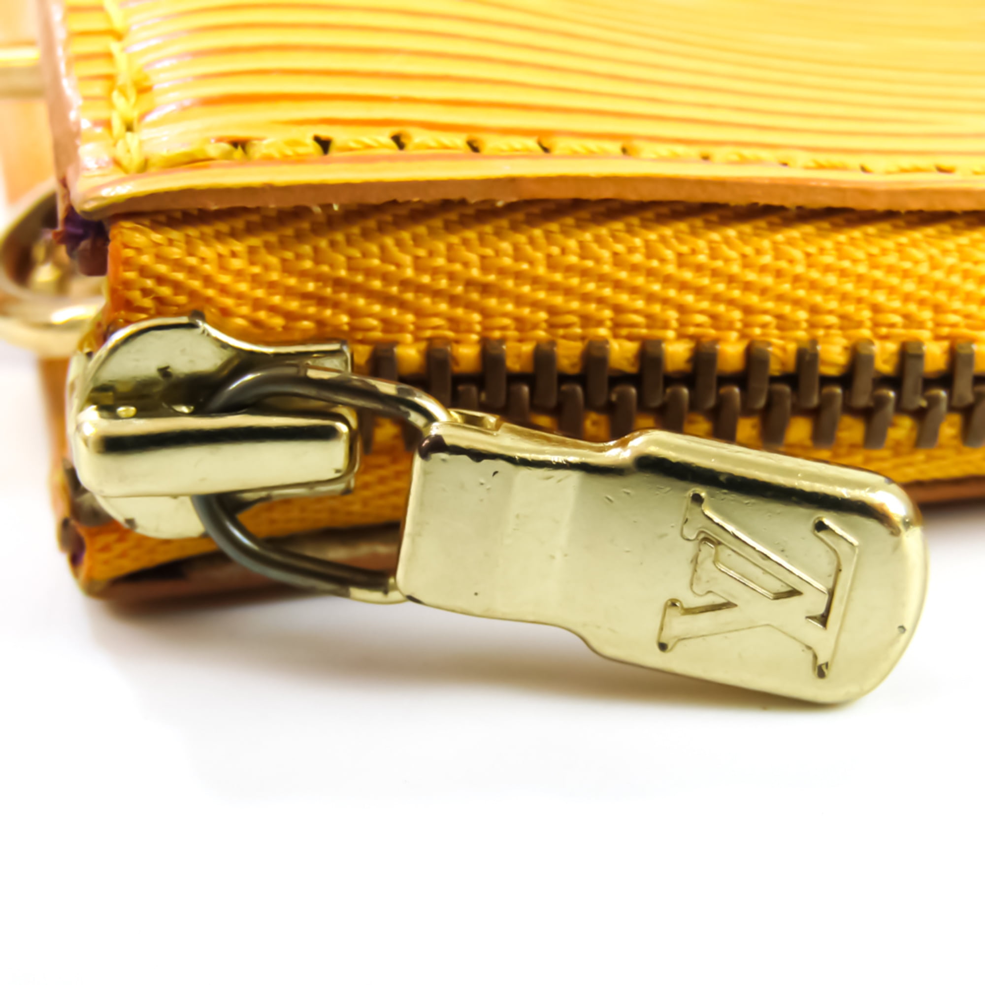 Authenticated Used Louis Vuitton Epi Dauphine PM M48449 Women's Pouch Jaune  