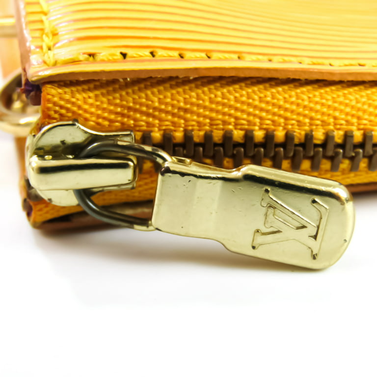 Louis Vuitton Louis Vuitton Pochette Accessories Yellow Epi Leather