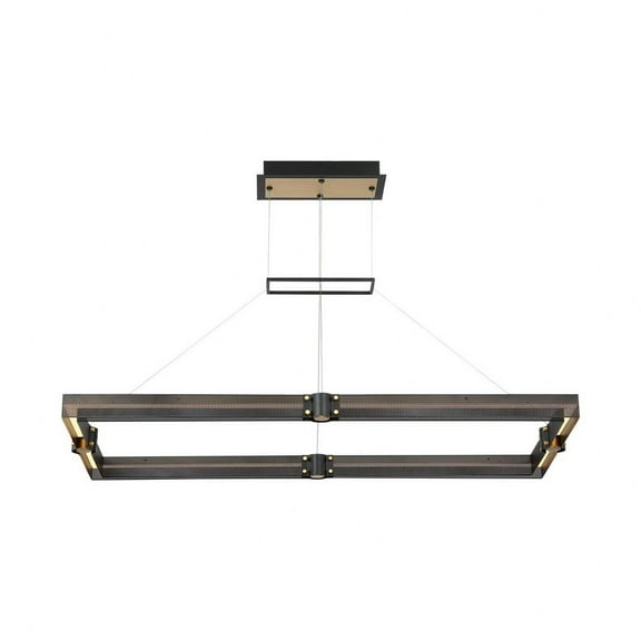 Rectangular Chandelier 1 Light Eurofase Lighting 37060-015