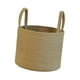 thumbnail image 4 of Cesta tejida redonda, cesta de almacenamiento de ropa, cesto para ropa sucia, cesta de lavandería multifunción con asas para el baño y el hogar S, 4 of 8