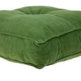 thumbnail image 4 of Parkland Collection Alena 24x24" Solid Cotton Floor Pillow in Olive Green, 4 of 6